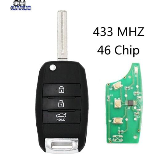 NEW Keyless Remote Key Fob 3 Button 433 MHZ 46 Chip For Kia K5 Sorento Sportage 2013-2015