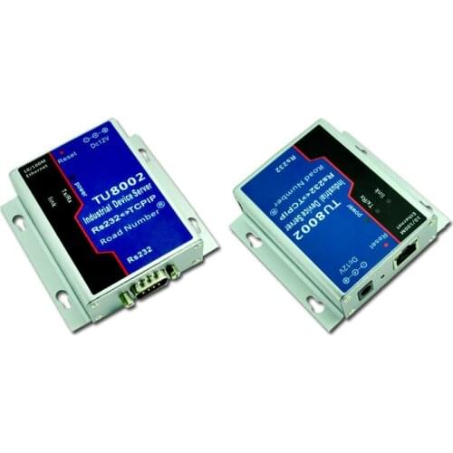 Industrial Grade Serial Device Server RS232 to Ethernet Converter TCP IP Server / Client UDP VCOM Modbus RTU