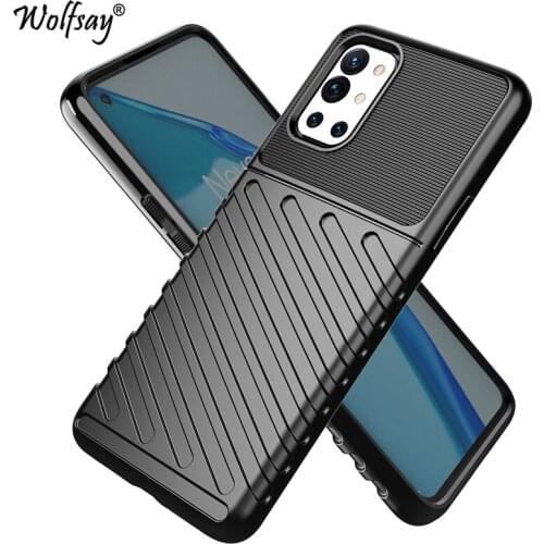 Rugged Fiber Shield Cover For OnePlus 9R Case Bumper Silicone Full Cover Back Case For OnePlus 9R Case For OnePlus 9R 6.55 inch