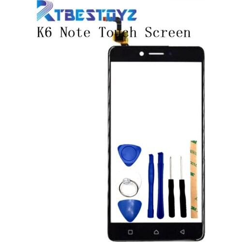 RTBESTOYZ 5.5inch For Lenovo K6 Note Touch Screen Digitizer Panel Sensor Glass Lens Replacement for Lenovo K6 Note Cell Phone