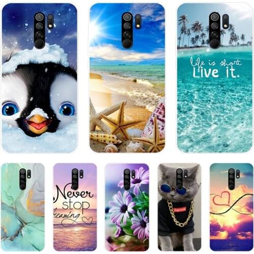 Silicone Case For Xiaomi Redmi 9 Case Soft TPU Fundas Phone Case For Xiaomi Redmi 9 Redmi9 Case Back Cover Shell Coque Bumper