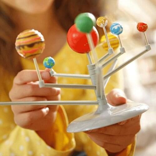 Solar System Nine Astronomy Science Project DIY Kids Gift Early Education For Child Planets Planetarium Model Kit