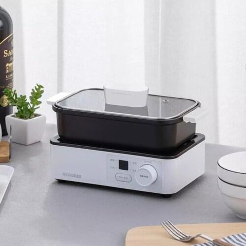 Youpin QCOOKER 220V Household Mini Breakfast Machine Multi-function Light Food Machine 1.2L Small Electric Pot Hot Lunch Box