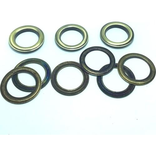 1 1/2Inch (40mm ) Antique Brass Plated Grommets Eyelet, Curtain Grommets