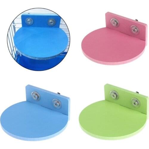 1pc Small Pet Hamster Platform Holding Rack Toys Colour Ecological Board Delivers Round Squirrels Cage Accessories Hot Sale