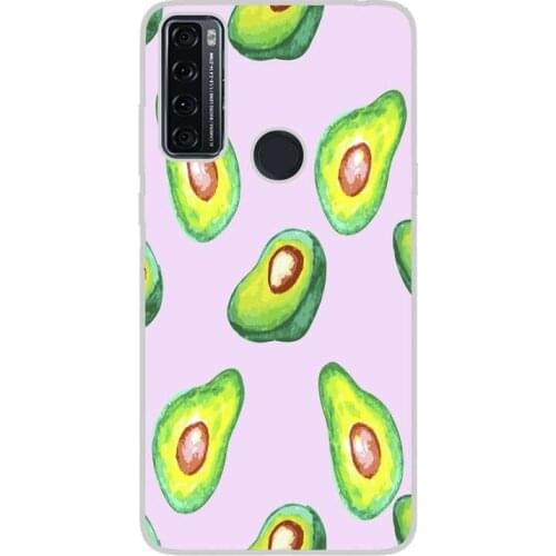 Compatible with TCL-20-SE-4G silicone gel tpu case cover case custom drawing design anti-shock fruits 002 case