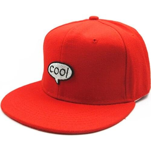 Letter Embroidery Cotton Baseball Cap Hip-hop Cap Adjustable Snapback Hats for Men and Women 187