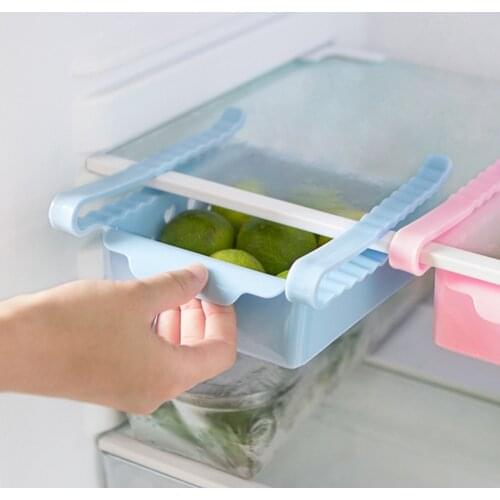 300ml Kitchen Storage Drawers Plastic Storage Drawer Organizer Fridge Slide Drawer Food Storage Rack Food Container Storage Box