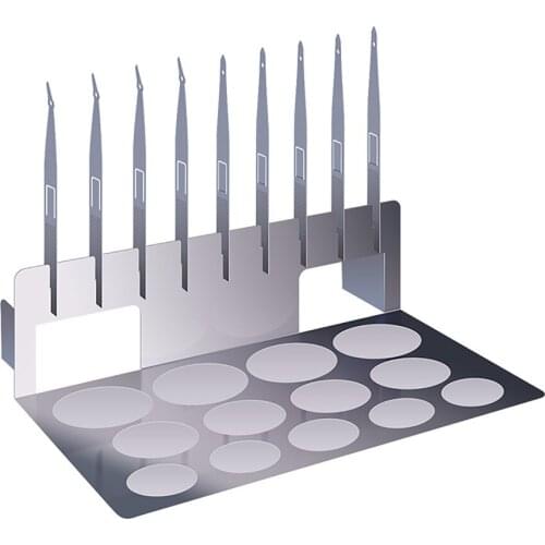 Stainless Steel Etching Sheet Dispensing Table Glue Stick Workbench Model Making Tool Set