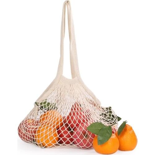 Reusable Produce Bags, Cotton Grocery Bags Mesh Produce Bags with Handle