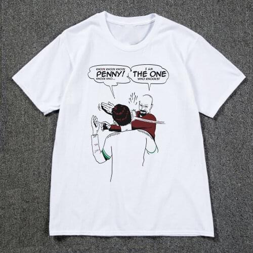 Knock Knock Penny Sheldon Cooper Heisenberg Breaking Bad Big Bang Theory, Men T-Shirt