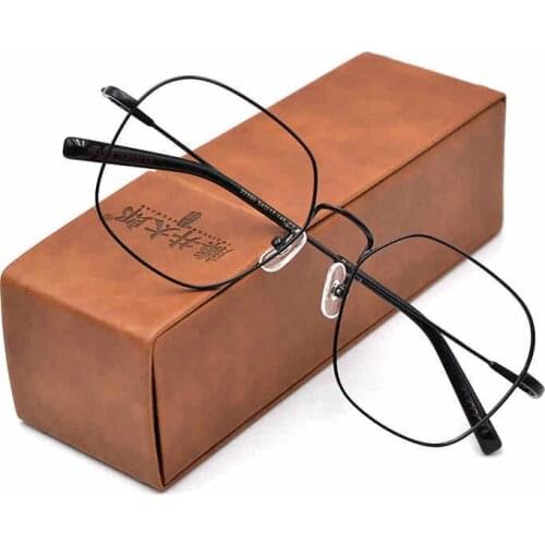 Large Alloy Glasses Frame Men Square Myopia Prescription Eyeglasses Frames 2021 New Full Optical Korean Women Eyewear Rose Glod