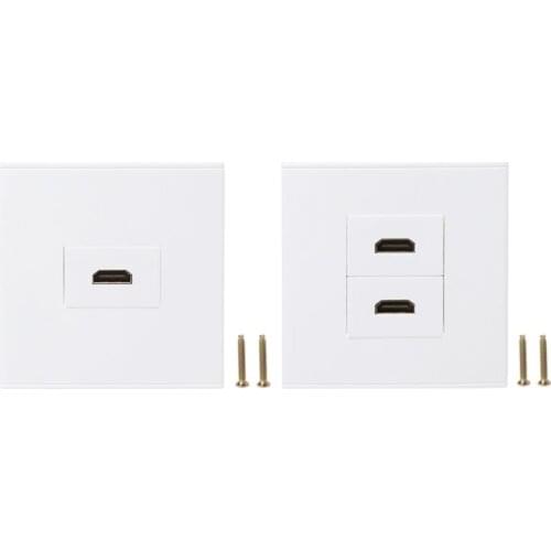 86 Type Wall Panel Socket High Definition Digital TV Network Cable Outlet
