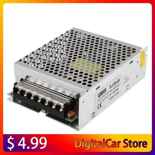 New Arrival DC 24V 5A 120W AC100-240V Switch LED Power Supply Driver Switching Transformer For Led Strip Light Display