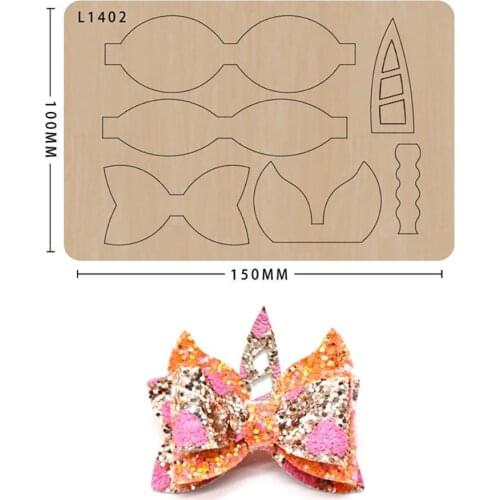 Unicorn Bow Knife Mold Scrapbook Cutting Dies Non-Woven Cutting Suitable For Common Big Shot And Sizzix Machines