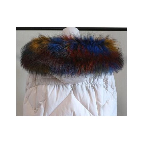 Autumn winter womens faux Raccoon fox fur collar faux collar muffler scarf hooded fur collar vigoreux cap fur scarf R1930