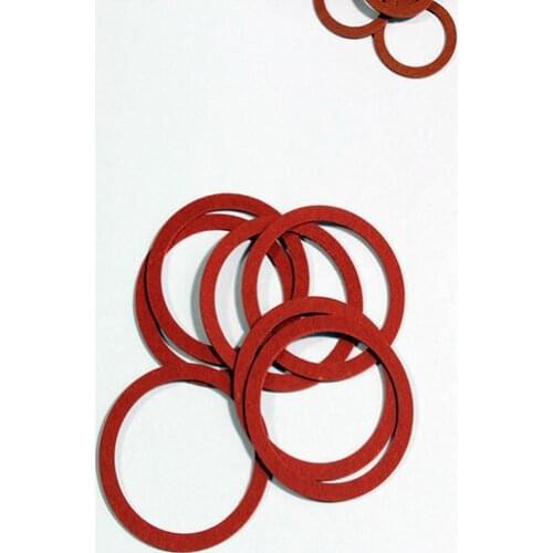 100x Red Steel Paper Flat Washer Insulating Fiber Spacer Gasket Pad Meson Shim ID 11mm 11.1mm 11.2mm 11.5mm 12mm 12.5 12.7 12.8