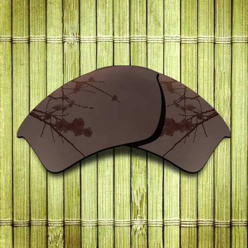 Polarized Replacement Lense For-Oakley Half Jacket 2.0 XL Sunglasses Frame True Color Mirrored Coating - Brown Options