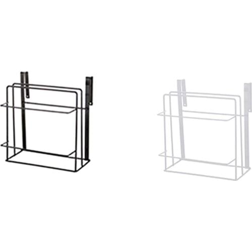 Cutting Board Storage Shelf Kitchen Cabinet Hanging Shelf Cupboards Rack Towel Holder Space-Saving Household