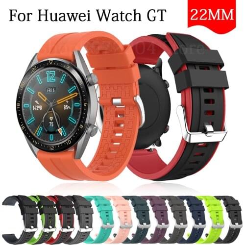 For GT2 Pro Strap Silicone Watchband for Huawei Watch GT 2 GT 42MM 46mm GT 2 Pro HONOR Magic Band Bracelet 22MM Wristband Correa