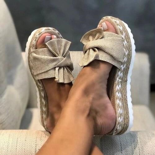 Wedges Platform Heels Slippers Women Shoes Sandals Summer Flip Flops Beach Sandals Ladies Wedges Shoes For Women Slides Slippers