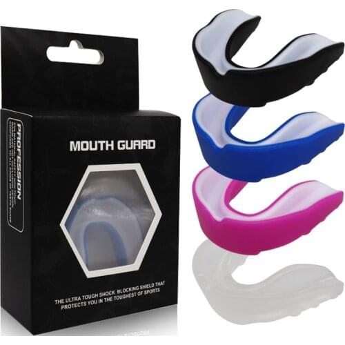 Sports EVA Mouth Guard Mouthguard Tooth Brace Basketball Boxing Teeth Protector Kids Adults Muay Thai Safety Fitness Mouthguard