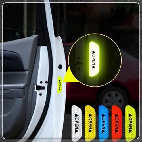 Car OPEN Reflective Tape Warning Mark Notice Bicycle for Volkswagen vw 2.0 TF Phaeton B5 B6 B7 Polo New Beetle Passat B6