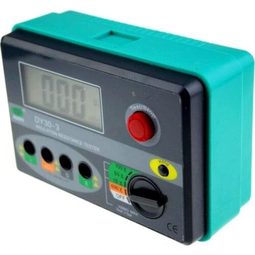 DY30-3 Digital Megger ACV 600V 15V -100V Insulation Resistance Tester Elevator Maintenance& Telecommunications Special Meter