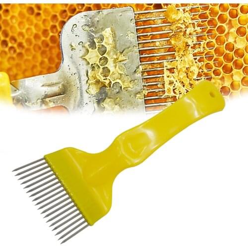 Beekeeping Uncapping Forks 18 Pin Straight Needles Honey Bee Sparse Rake Shovel Comb Tools For Beekeeper Supplies Equipment