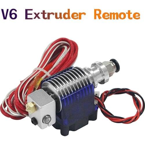 3D Printer Parts V6 J-head Hotend Remote Extruder Kit Cooling Fan Bracket Block Thermistors Nozzle 0.4mm 1.75mm Filament Parts