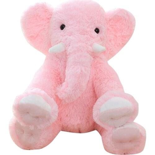 1pc 50cm Lovley Appease Elephant Pillow Soft Sleeping Stuffed Animals Plush Toys Baby Playmate Christmas Gifts for Children Kids