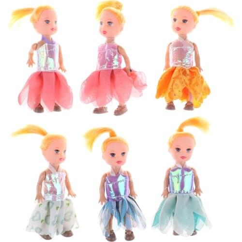 2 Pieces 3.5inch Popular fashion dolls Toys for Girl Dolls , Super cute small Kelly dolls for dolls
