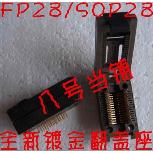 Free shipping FP-28-1.27-07/08A adapter SOIC28 programming brush burn IC transposon SOP28 aging test