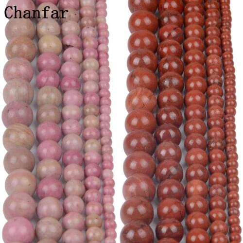 Natural Red Stone Women Jewelry Fashion Making Loose Beads 4 6 8 10 12mm
