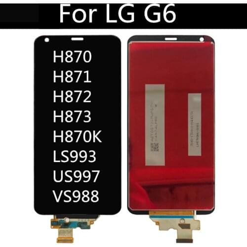 For 5.7" LG G6 LCD Display+Touch Screen Digitizer Assembly For LG G6 LCD H870 H870DS H872 LS993 VS998 US997 Screen Replacement