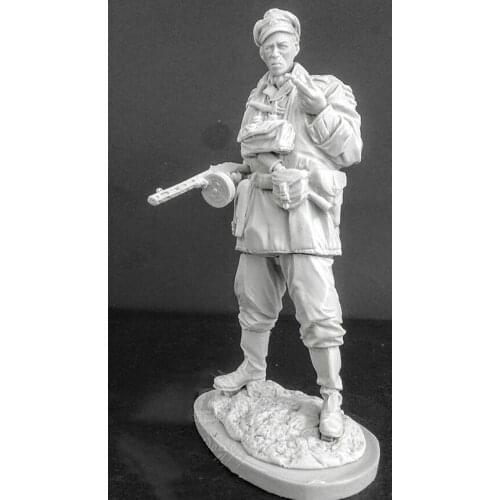 Resin Figure 1/16 ancient man stand with base Model Unassambled Unpainted Figure Building Kit