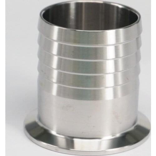 Fit Tube I/D 51mm 2" x 64mm Ferrule Clamp O/D 2" Tri Clamp 304 Stainless Steel Sanitary Ferrule Clamp Pipe Fitting