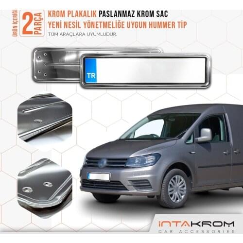 Volkswagen Caddy For Chrome Plates of 1 suit 2 Pcs Full Compatible Quality Car accessory
