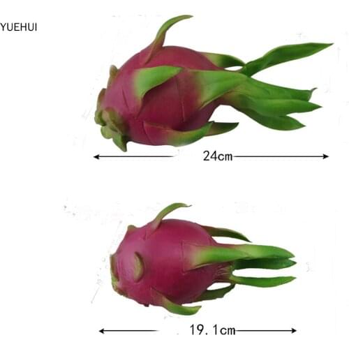 High Imitation Artificial Fake Pitaya Fruit Artifical Pitaya&artificial Plastic Fake Simulated Pitay Ornaments Decoration
