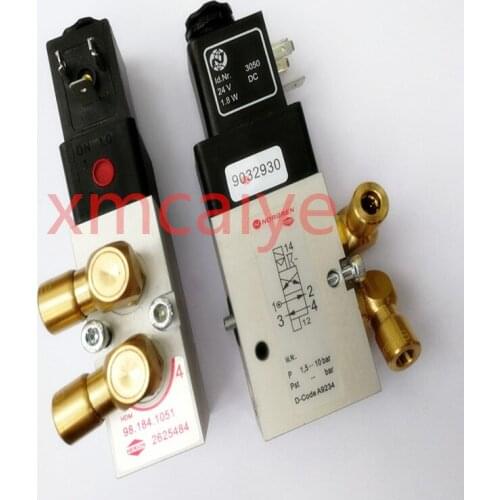 2 pieces high quality 98.184.1051 valve for SM102 machine valve 9032930