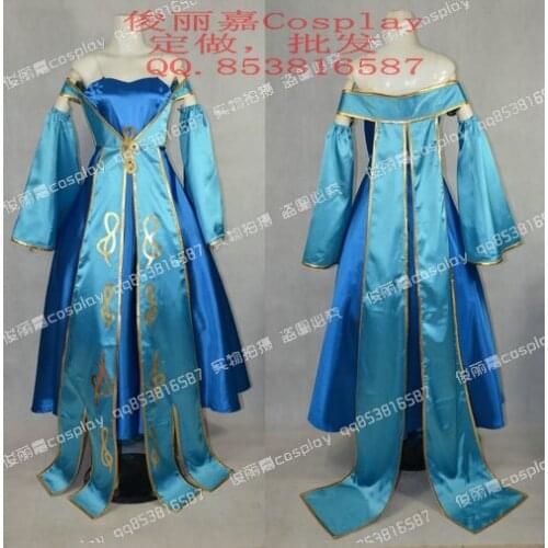 LOL Maven of the Strings Sona Buvelle Cosplay Costume Halloween Christmas Dress