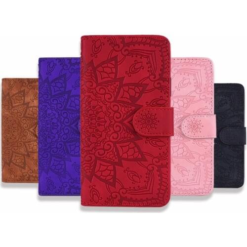 3D Flower Flip Wallet Leather Case For iPhone 12 Mini 11 Pro X XR XS MAX Purse Phone Case for iPhone 7 8 6 6S Plus SE Coque