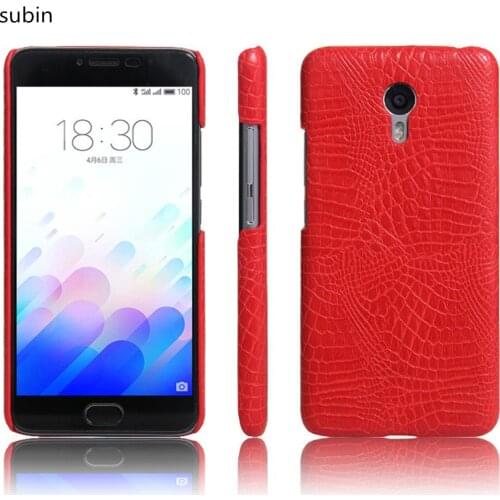 Leather Crocodile Pattern New arrival for Meizu M3 Note 5.5 inches Case Retro Luxury Crocodile Skin Cover Phone Case