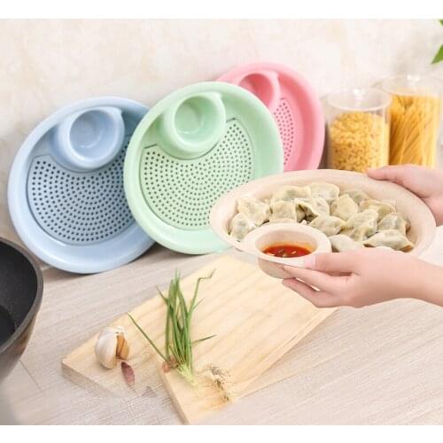 Creative Home Water Dumpling Plate Plastic Irregular Restaurant Shrimp Plate with Vinegar Plate Hotel Fries Snack Small and Larg