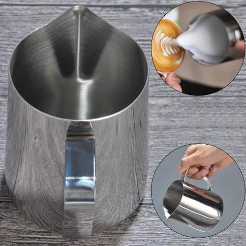 350 ML Stainless Steel Milk Cup Frothing Pitcher Steam For Espresso Coffee Latte Milk Coffee Frothing Jug Cup Mug No Scale
