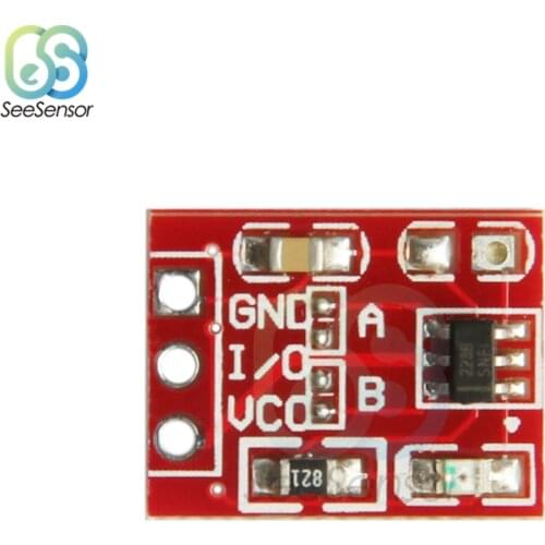 5Pcs TTP223 Touch Key Switch Module Single Channel Touching Button Self-Locking/No-Locking Capacitive Switches