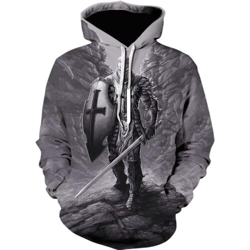 Knights Templar Armor 3D Printed Hoodies Harajuku Fashion Sweatshirt Women Men Casual Pullover Casual Hip Hop hoodie s-6xl