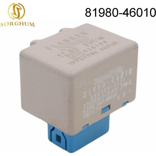 81980-46010 Turn Signal Flasher Relay For Toyota YARIS RACTIS VIOS COROLLA WISH PRIUS RAV4 HIACE For Scion iQ tC xB xD