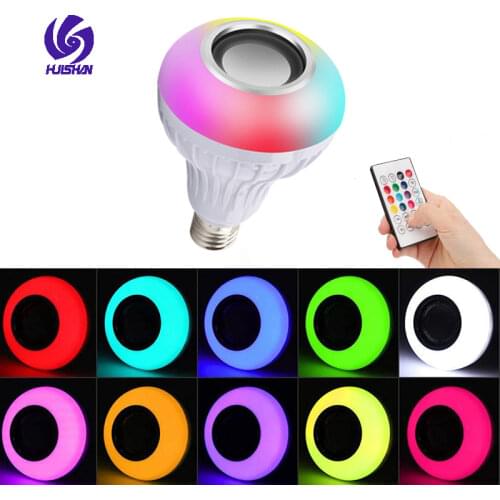 RGB LED Bluetooth Smart Bulb Magic Home Lighting E27 12W Wireless APP Control Color Change Dimmable Light Bulbs For House