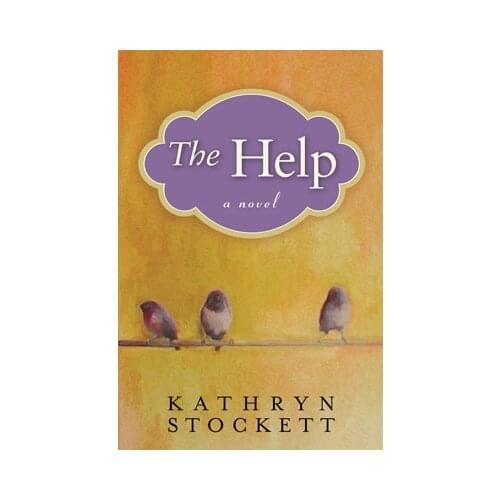 Bronze silver tone The Help Book cover Locket Necklace keyring